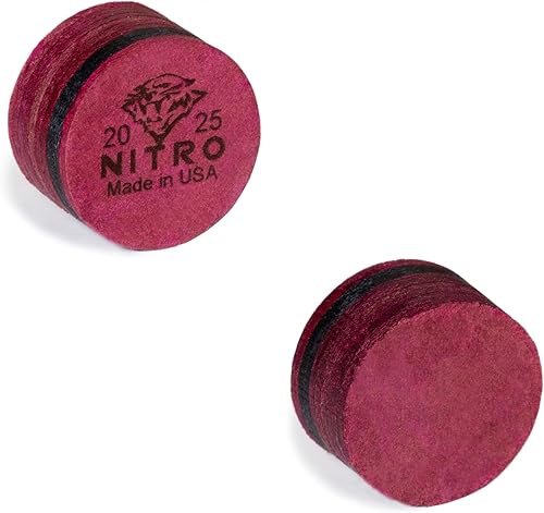 Miniatura 2 de Tiger Nitro - Punta de billar laminada para taco de billar  Edición Darren Appleton  Mediano  0.551 in  Cuero laminado premium  Fabricado en Estados