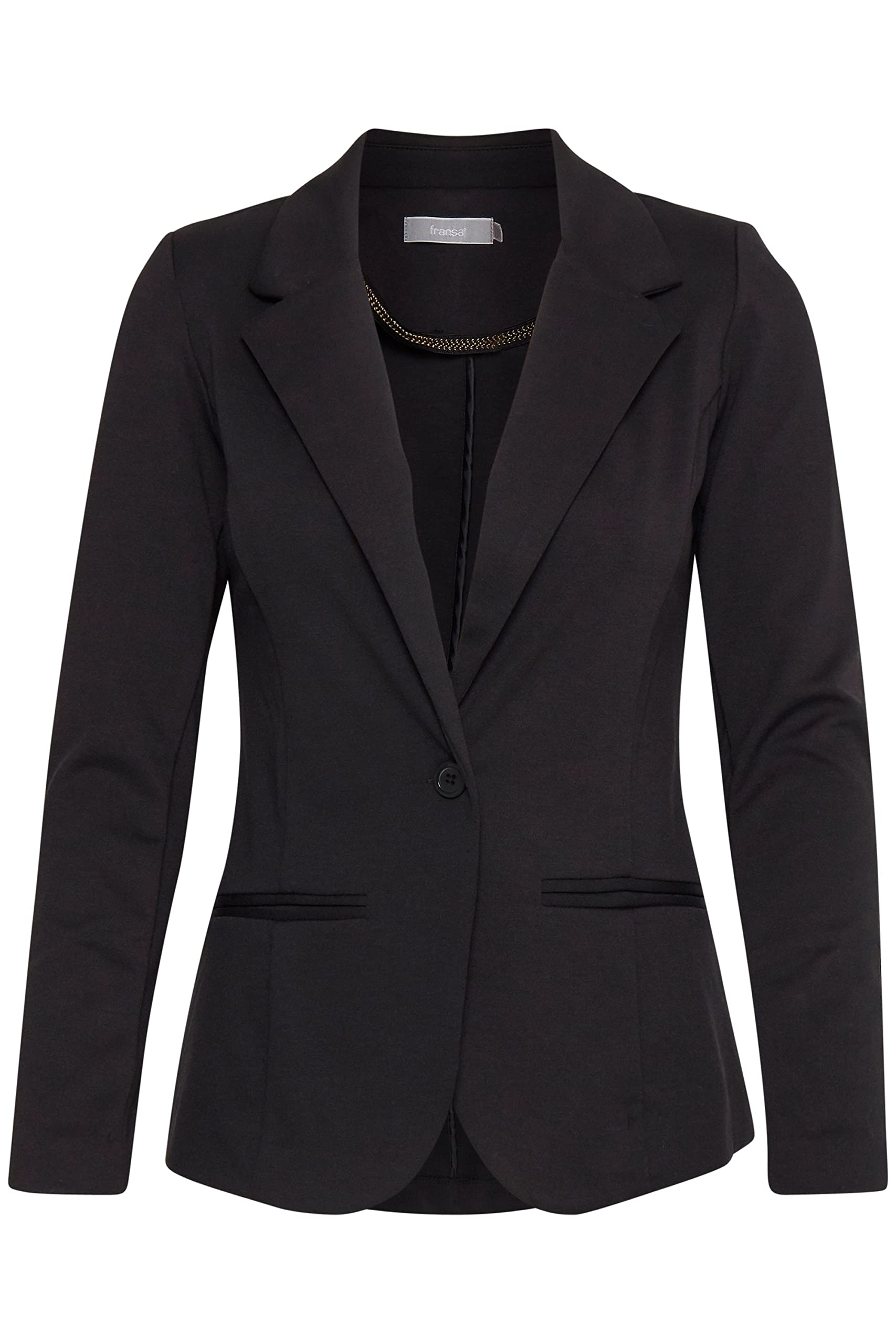 fransa FRZablazer Damen Blazer Kurzblazer Jacke mit Stretch Lange Ärmel mit Taschen