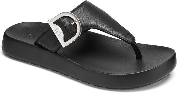 Cobian Avila Womens Sandals with NRG Footbed | Adjustable Hook & Loop Strap, Anatomical Arch Support, Rubber Outsole for Travel, Shopping, and Everyday Wear