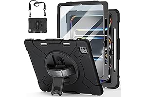 Miesherk Stock Case for iPad Pro 13&#x27;&#x27; 2024: Military Grade Shockproof Rugged...