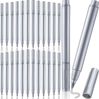 Silver Metallic Permanent Markers 24-Pack