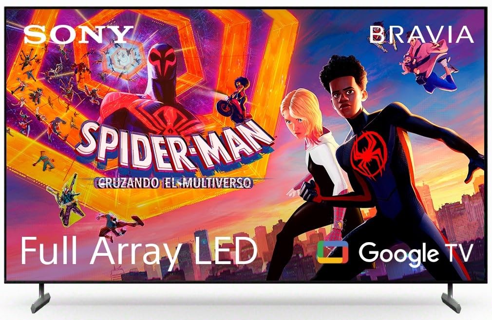 Sony BRAVIA KD55X85L, 55 pulgadas, TV Full Array LED, 4K HDR, Smart Google TV, Funciones ECO, Bravia Core, Marco fino