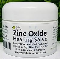 Vista 1 de Urban ReLeaf Zinc Oxide Salve ! Gently Soothe & Protect Damaged, Injured & Dry Skin! First Aid, Burns, Rashes, Scrapes! Deeply Hydrating Protection.