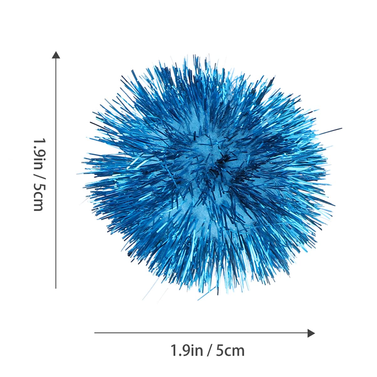 ERINGOGO 20Pcs Sparkle Ball Cat Creative Interactive Pet Teasing Balls for Indoor Cats Teaser Keep Kittens Active and Engaged and