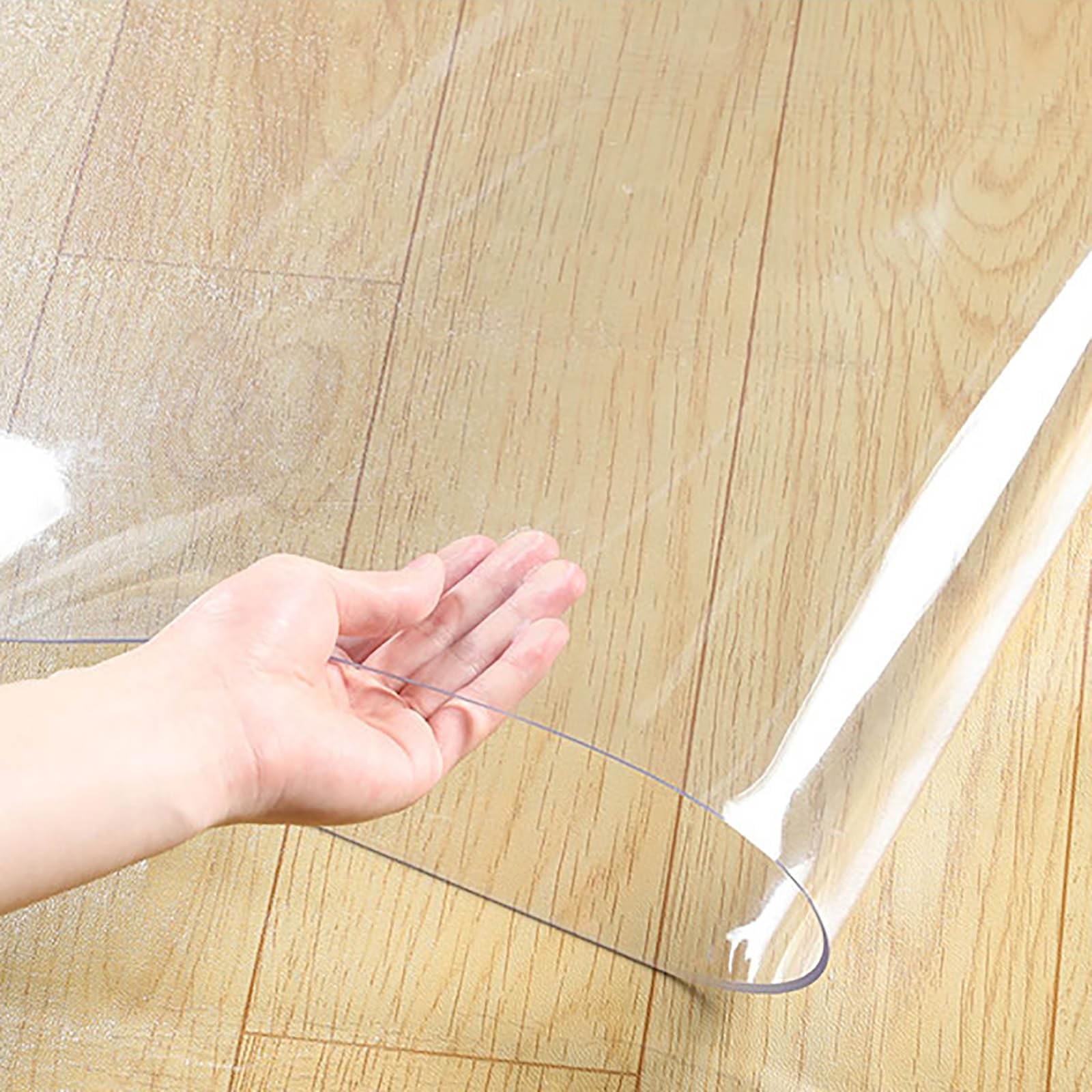 Tapis de chaise en PVC 1,5 mm antidérapant transparent pour sol et bureau