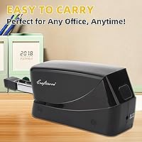 Vista 7 de Engrapadora eléctrica, engrapadora automática de 25 hojas, incluye 2000 grapas y 1 removedor de grapas, sin atascos, profesional y oficina en casa