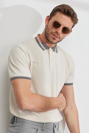 AC&Co/Alt ny ld z Classics Slim Fit Dar Kesim%100 Pamuk Polo Yaka Ti rt
