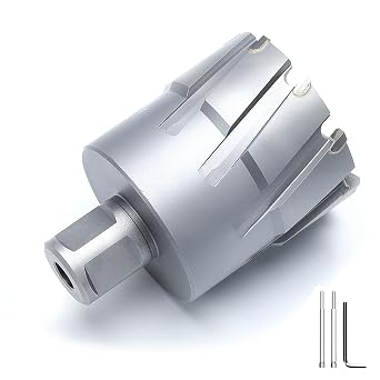 1-63/64" x 2" Annular Cutter with Weldon Shank | 50mm Carbide Tip Annular Drill Bit for Stainless Steel, Iron 1-63/64" 50mm Diameter
