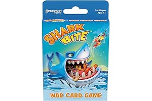 Shark Bite War Card Game - Engage in Exciting Underwater Battles with Teeth-Gnashing Fun