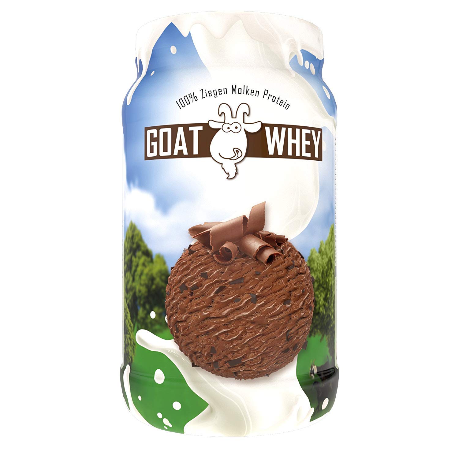 LSP Sports Nutrition Goat Whey (Ziegen Molken Protein) Schoko, 600 g