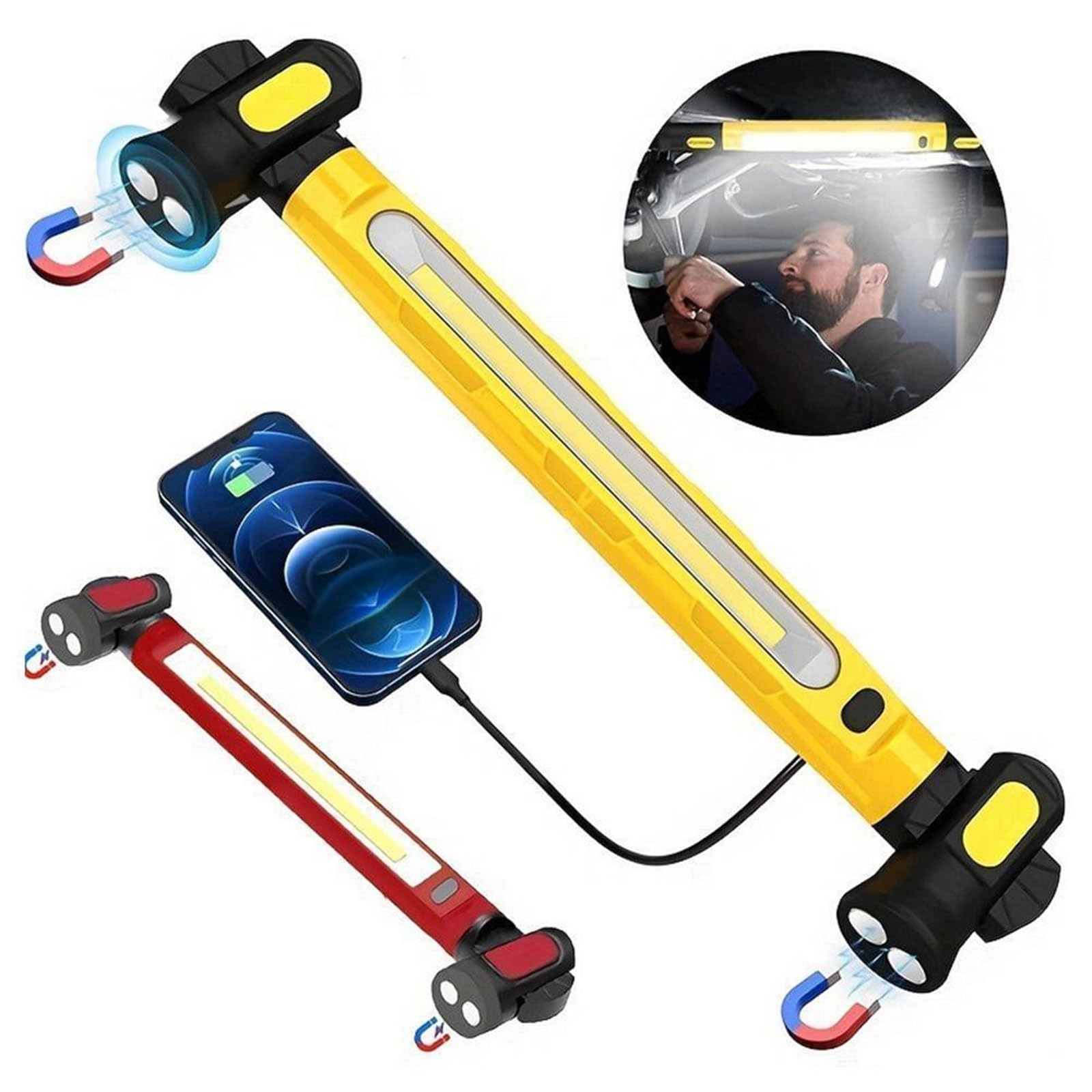 Światło Robocze LED Z Możliwością Ładowania Części pasujące do reflektorów