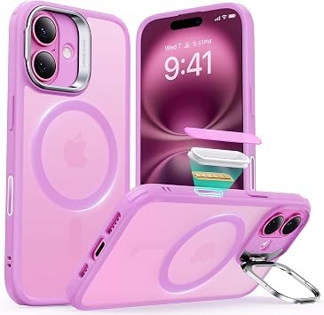 ESR iPhone 16 Case, Flex Stand 3X US Military Mil-Spec Classic Hybrid