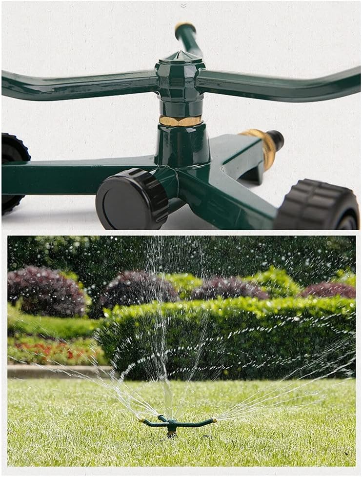 Automatic 360° Degree Small Watering Grass Lawn Rotary Nozzle Rotating Water Sprinkler System Rotary Garden Irrigation Tool