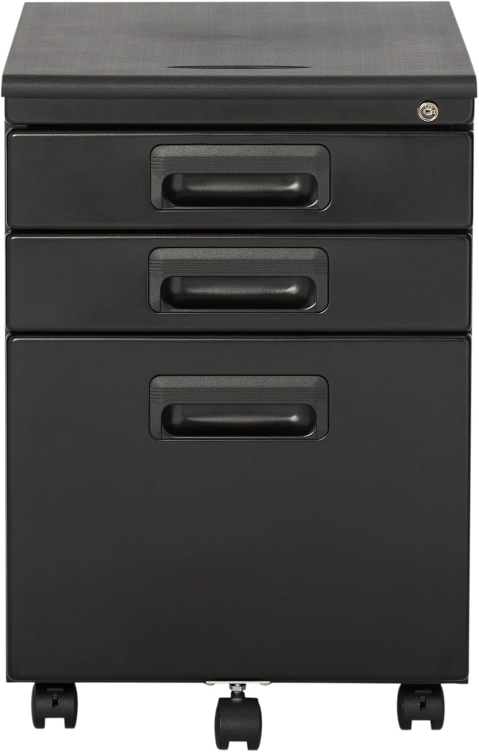 3 Drawer Metal Rolling File Cabinet with Locking Drawers : Office Products