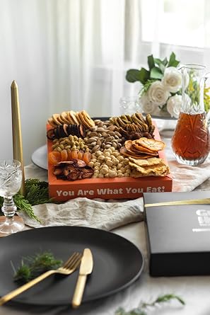GURU HUNU Dried Fruit & Nuts Gift Basket Premium Mediterranean Gift Box with Figs, Mulberry, Apricot, Mango, Pistachios & More | No Sugar Added, Sulfite-Free | Birthday, Holiday, Sympathy Gift