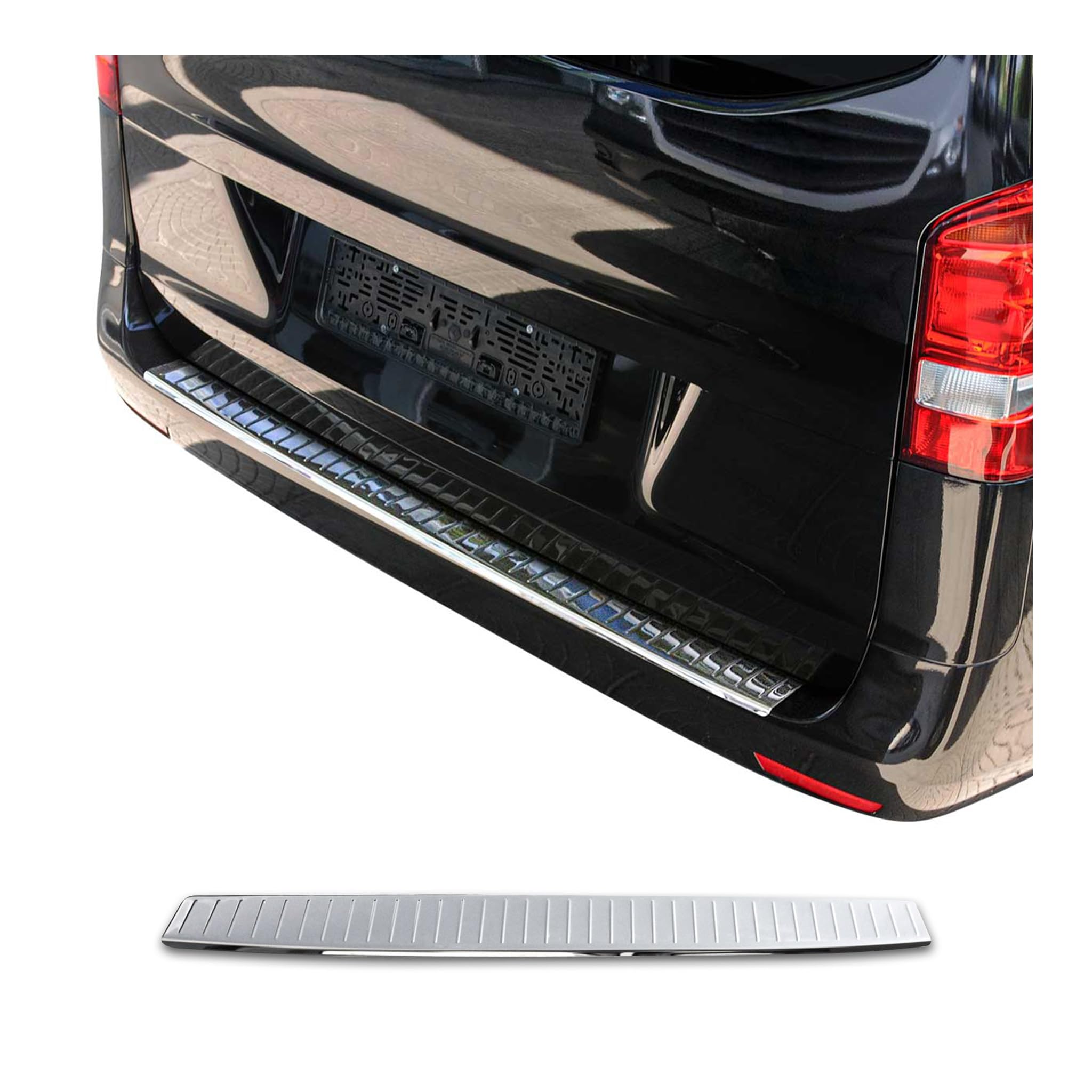 Mercedes Vito W447 classe V, a partire dal 2014, barra trasversale portabagagli in acciaio inox cromato