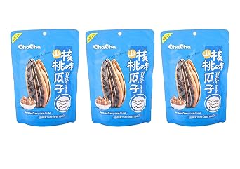 ChaCha Roasted Sunflower Seeds Chinese Pecan Flavor, 3 Pack, Total of 16.92oz