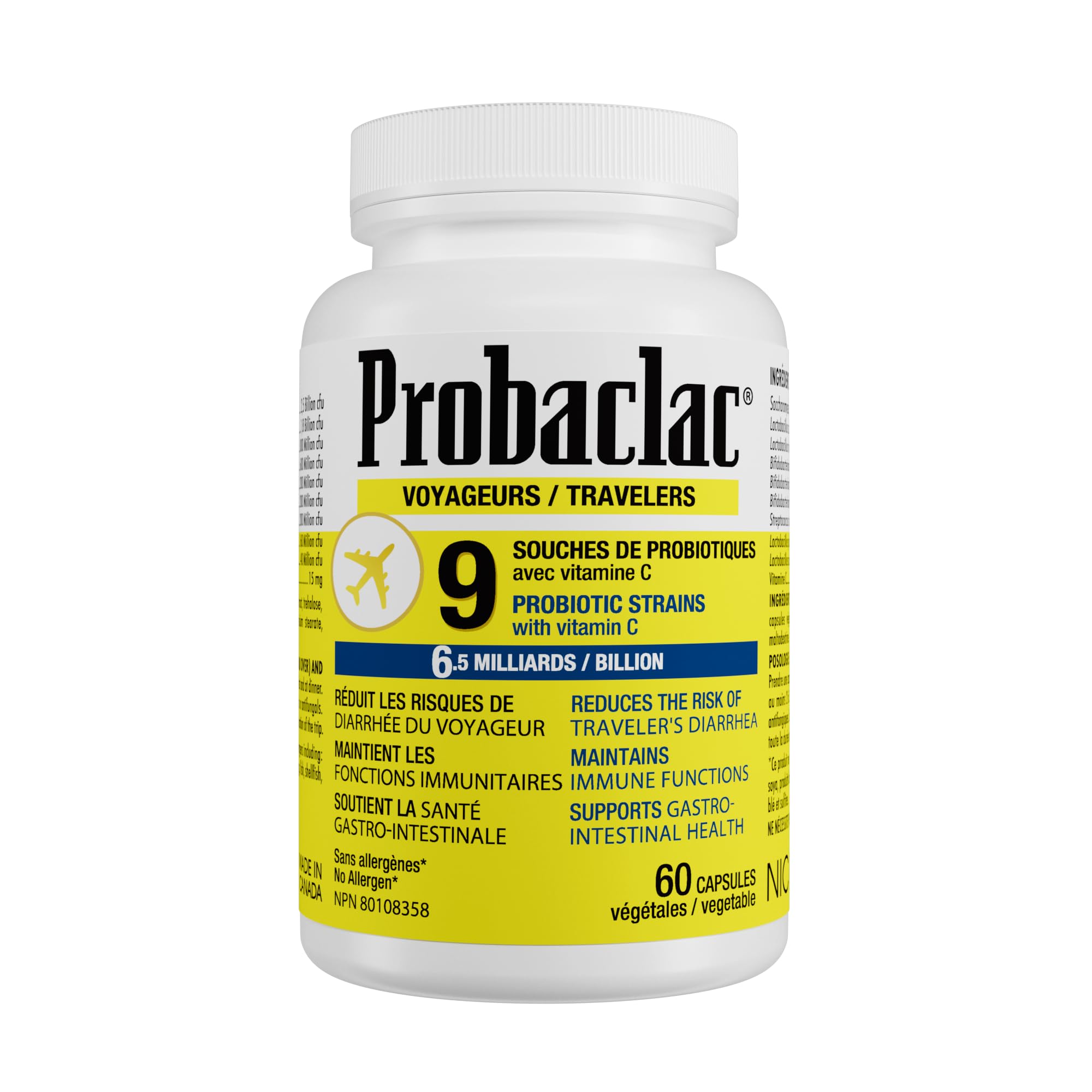 Probaclac Natural Travelers Probiotics