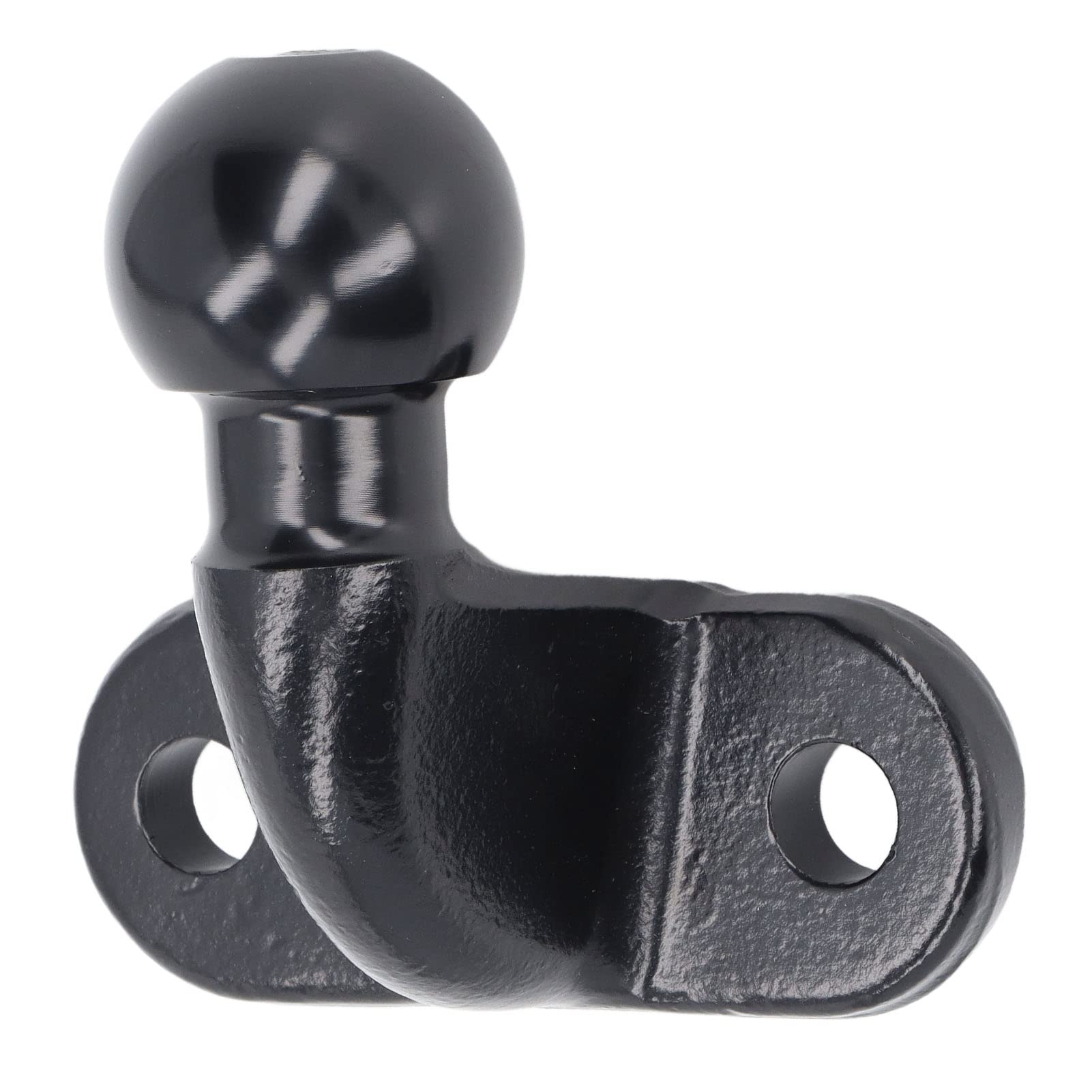 Qqmora Sfera di Traino forgiata, Sfera per Gancio di Traino in Acciaio Resistente Nero Anti deformazione sicura per Camper per Camper per roulotte