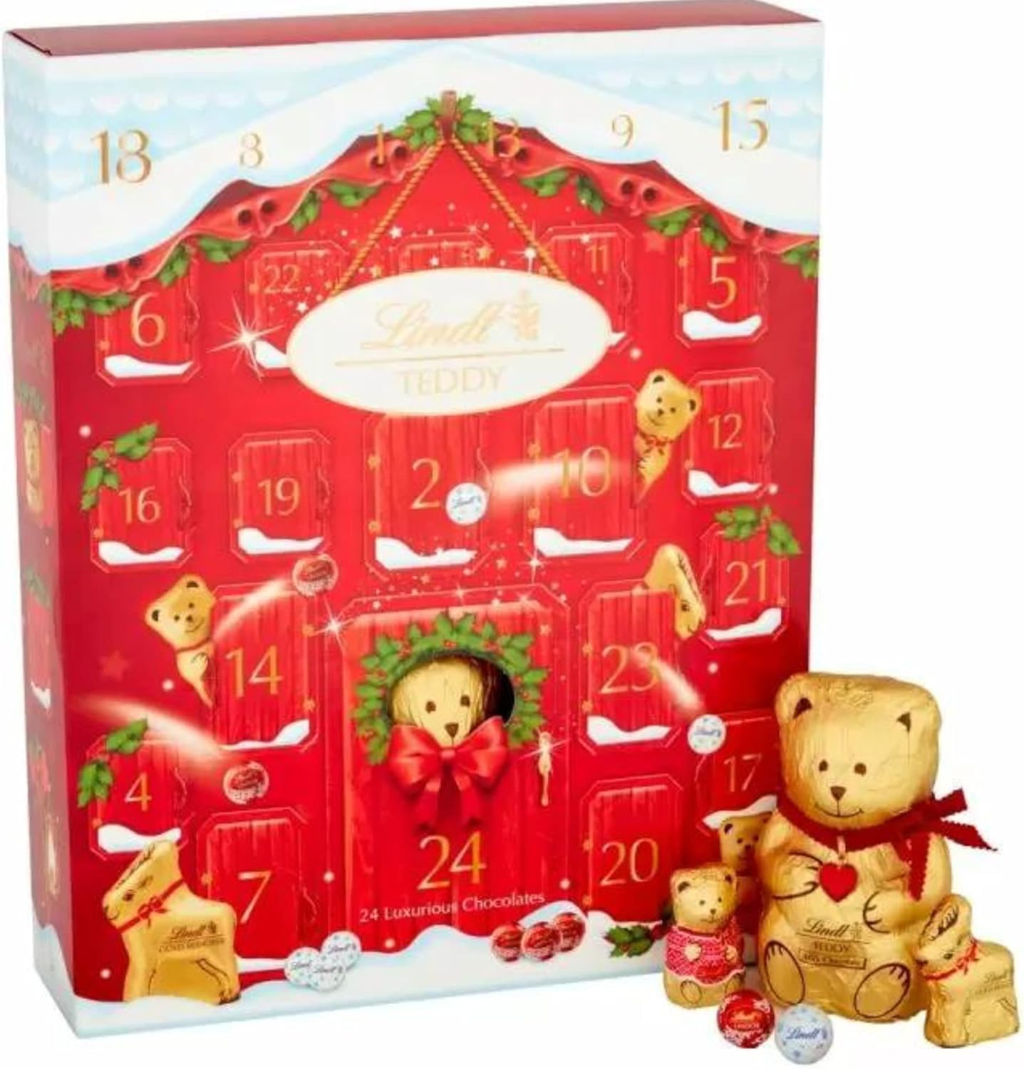 Chocolate Advent Calendar 202224 Luxurious Assorted Milk Chocolate