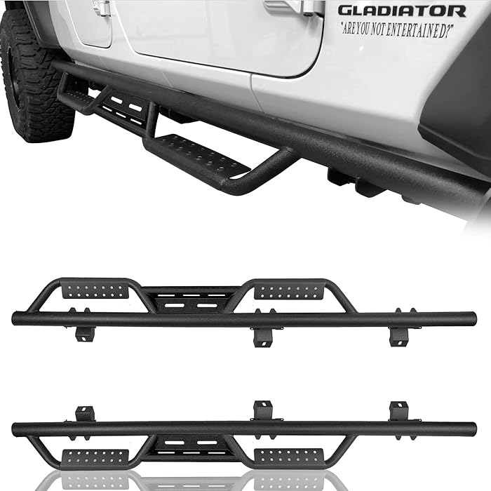 Buy RODEO TRAIL Truck Steel Running Boards Side Steps Nerf Bar Rails