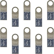 10 x SabreCut SC35B_10 Bi-Metal Blades 35mm Compatible with Fein SuperCut and Festool Vecturo (Not StarLock) Oscillating Multitool Multitool Multi-Tool Accessories