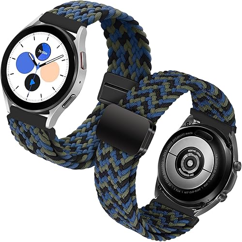 Miniatura 8 de Correa de 0.787 in compatible con Samsung Galaxy Watch 4, 5 y 6 de 1.73 pulgadas, 1.57 pulgadas, 6 Classic de 1.73 pulgadas, 1.77 pulgadas, 5 Pro de
