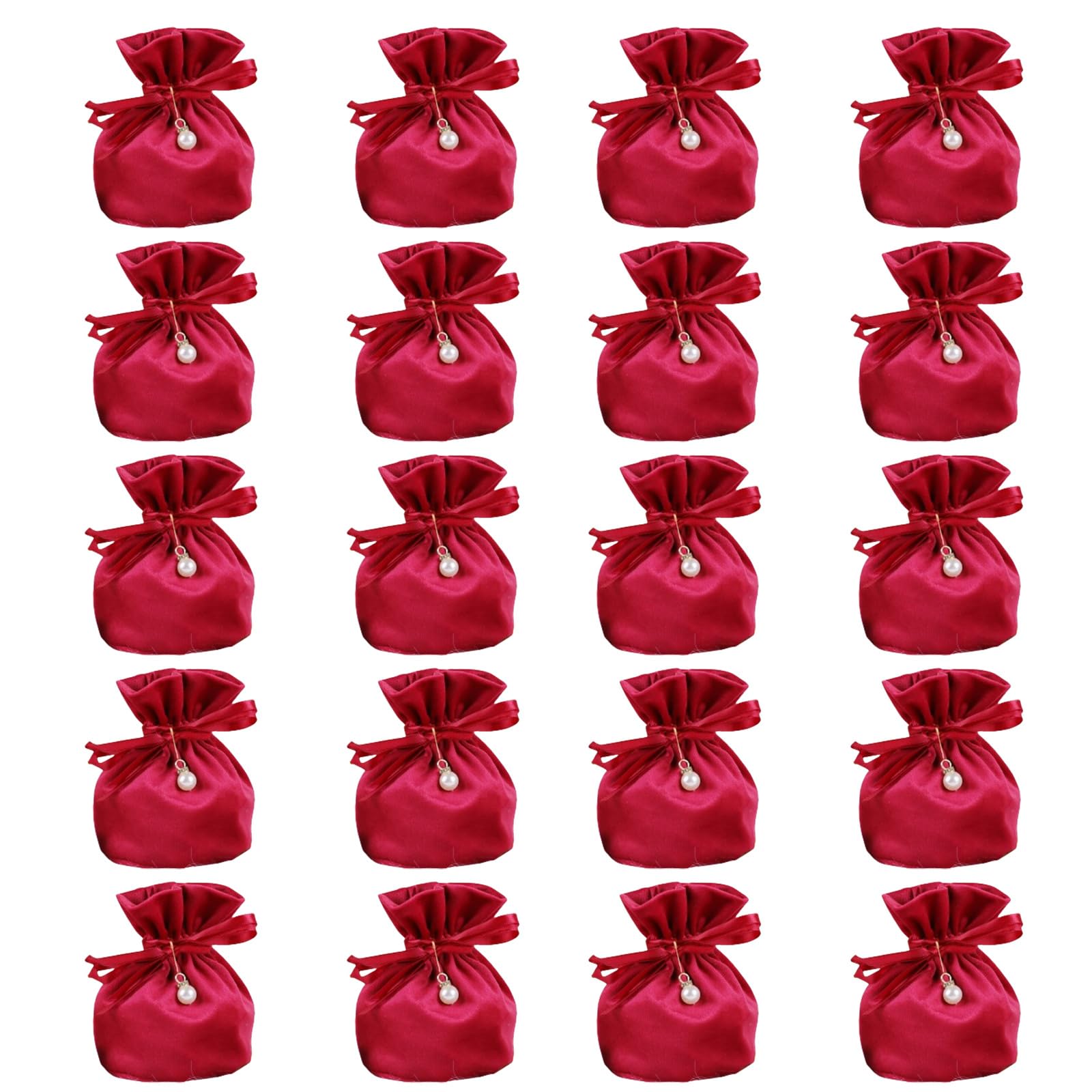 Tsophreniq Of 20 Elegant Candy Packaging Pouches Multipurpose Plush Candy Bags for Party Gifts and Individual Use Celebration Bags