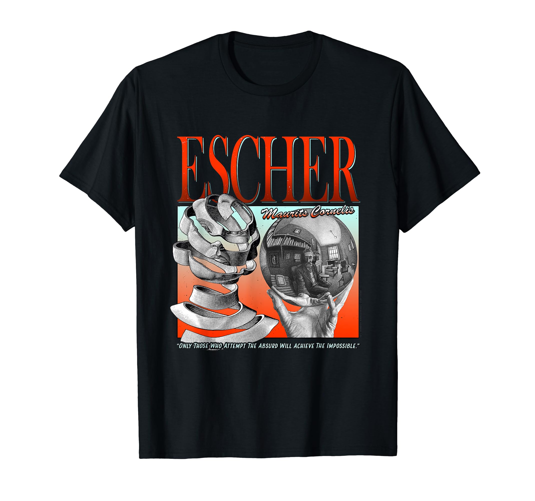 M.C. Escher90's Art Edit T-Shirt