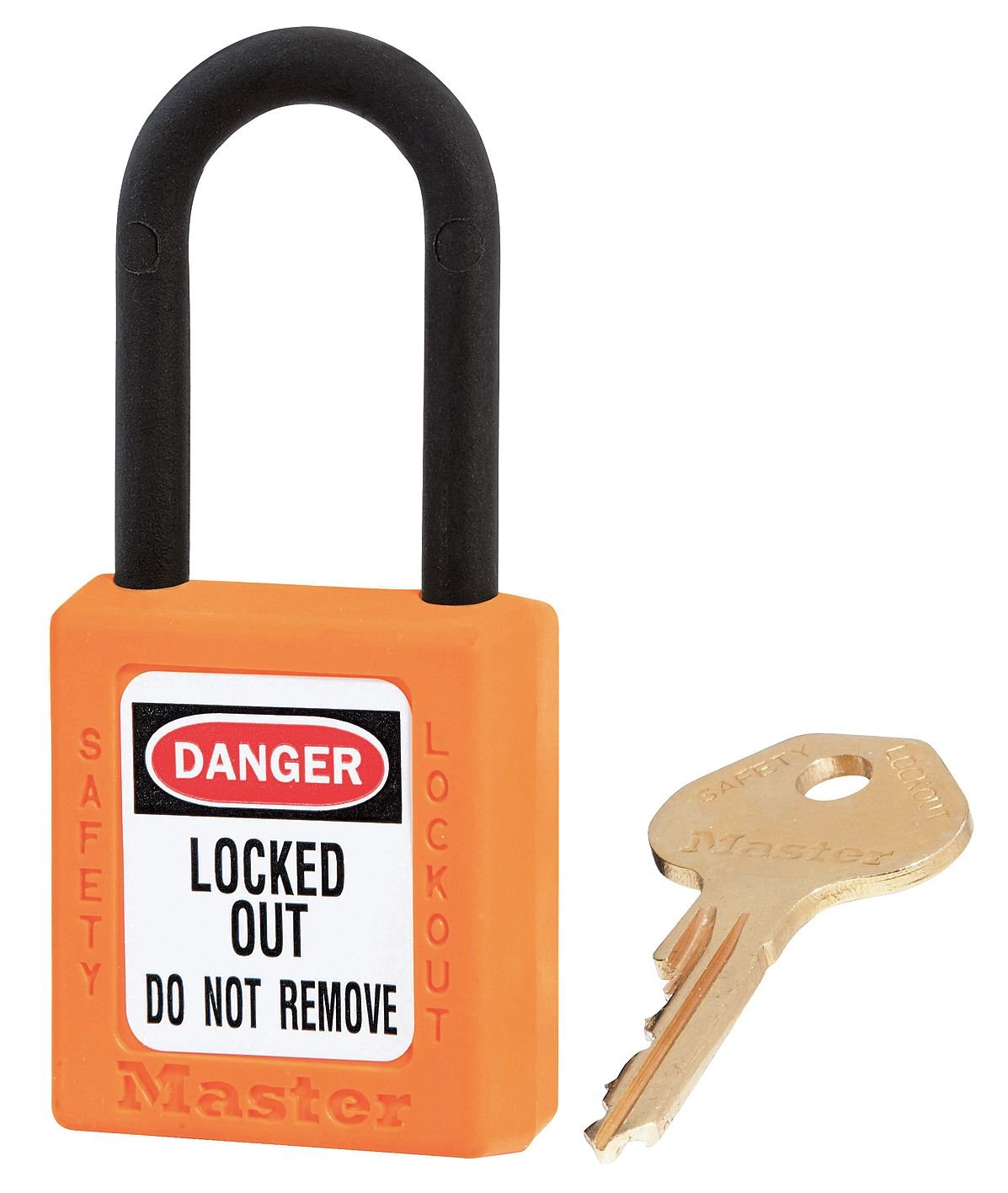 Lockout Padlock,KA,Orange,1-3/4"H,PK3