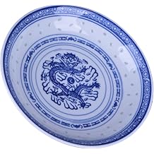 BESPORTBLE Ceramic Fruit Plate White Porcelain Dragon Pattern Serving Tray