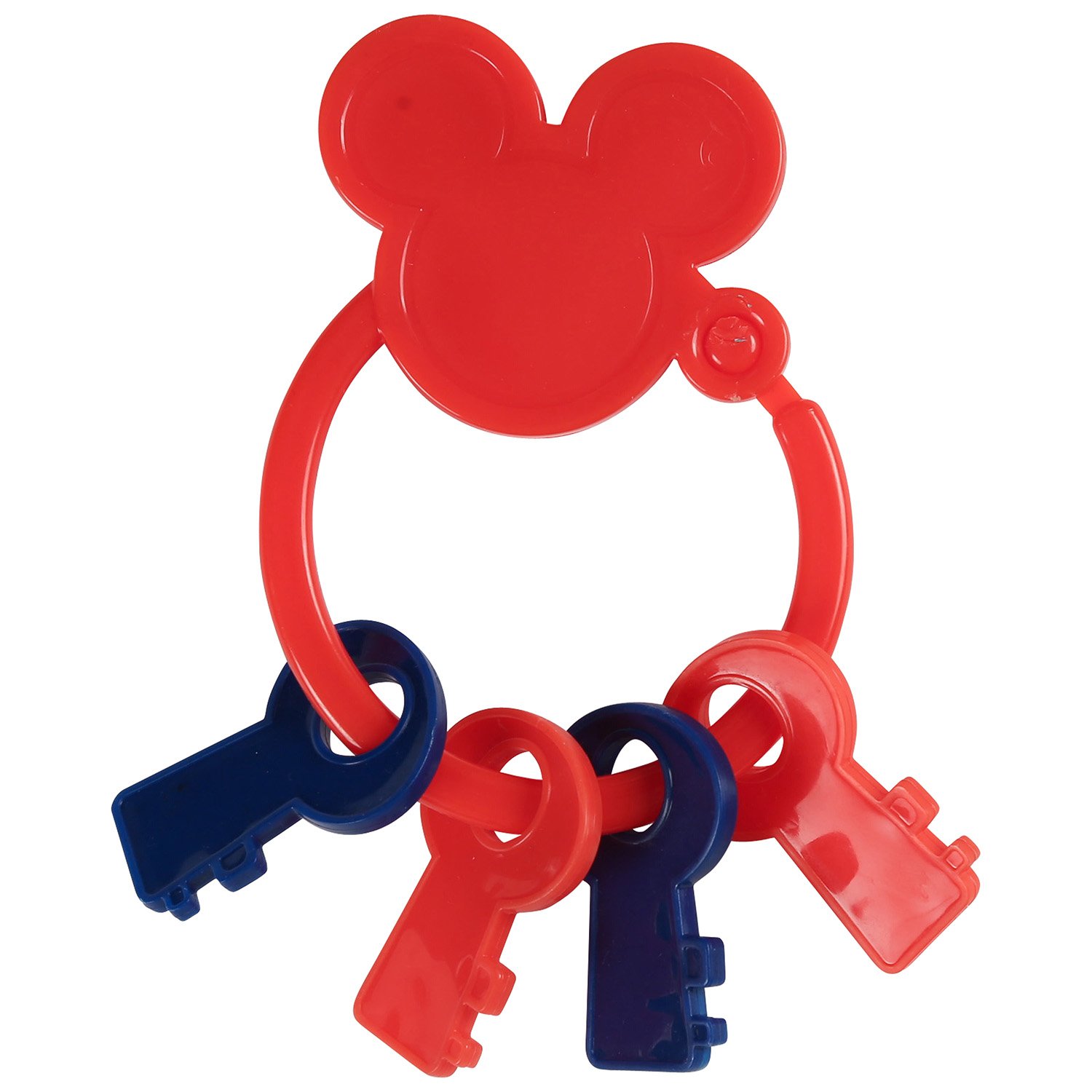 Disney Mickey Mouse Key Shape Keyring Teether Baby