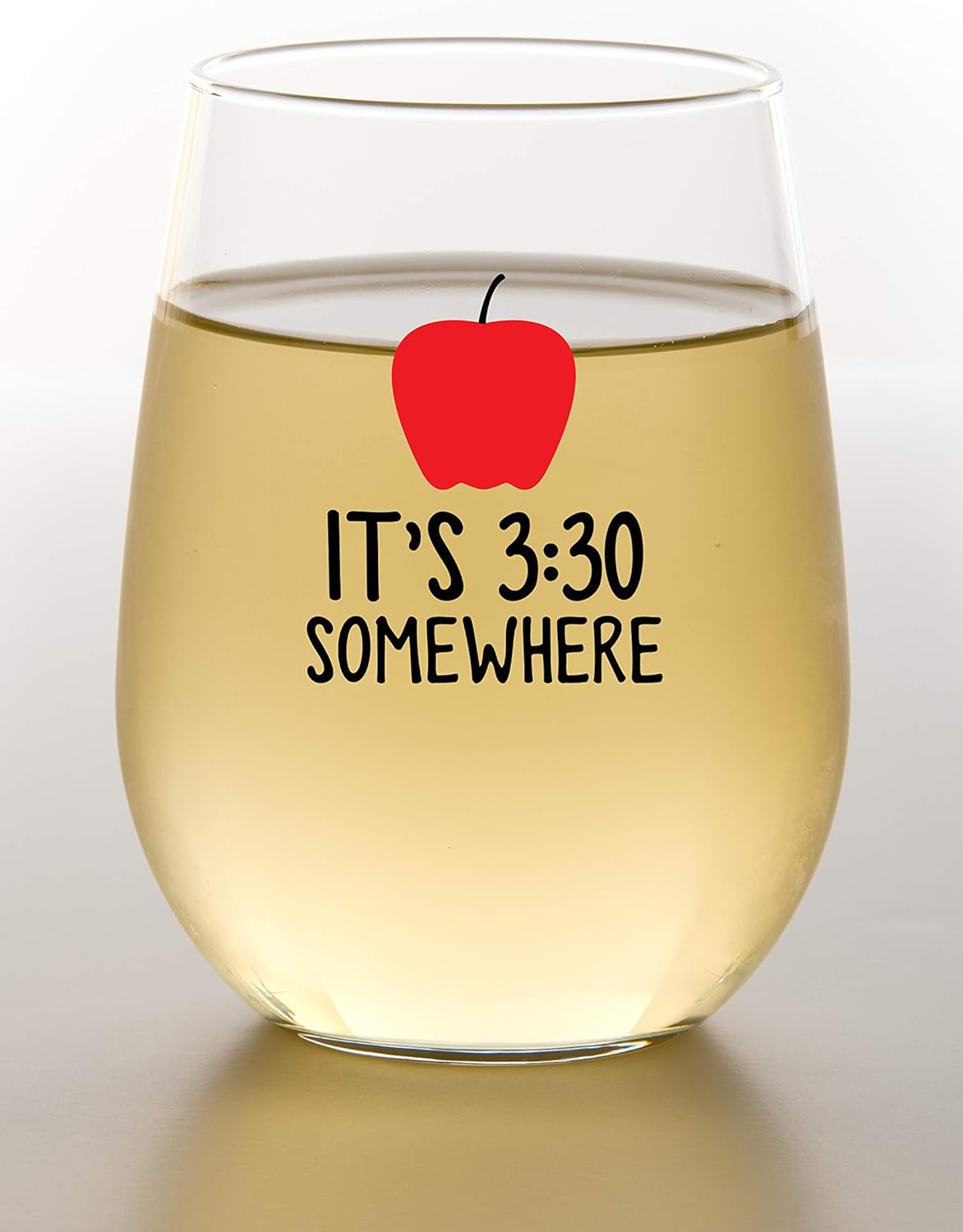 70% оƒƒ Dіѕсоunt It's 3:30 Somewhere - Funny Stemless Wine Glass 15 oz - Gift for Teacher or Professor - Teaching Assistant