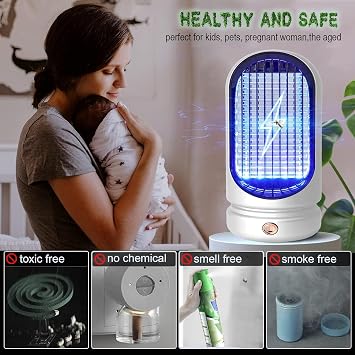 Mosquito Killer Lamp, Electric Fly Killer Indoor UV Fly Zapper Bug Zapper, Indoor Insect Killer Mosquito Killer Fly Killer for Home Use, Fly Traps Fly Catcher for Home Use