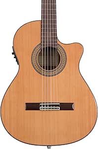 Alhambra 6 String Acoustic-Electric Guitar, Right, Solid Red Cedar, Cutaway (3C-CW-US)