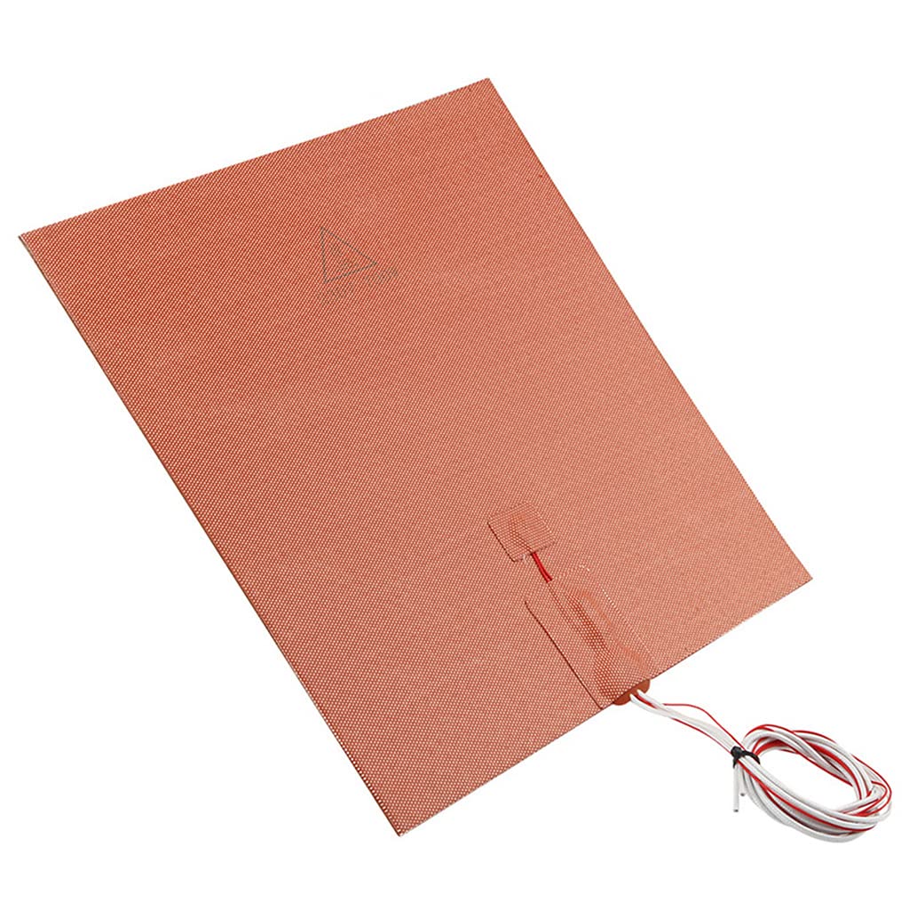 300 x 330 mm, 230 V, 700 W, universelle Flexible Silikon Heizmatte/Pad, wasserdichtes 3D Drucker Heizbett Heizelement, orangefarbene Heizbettmatte