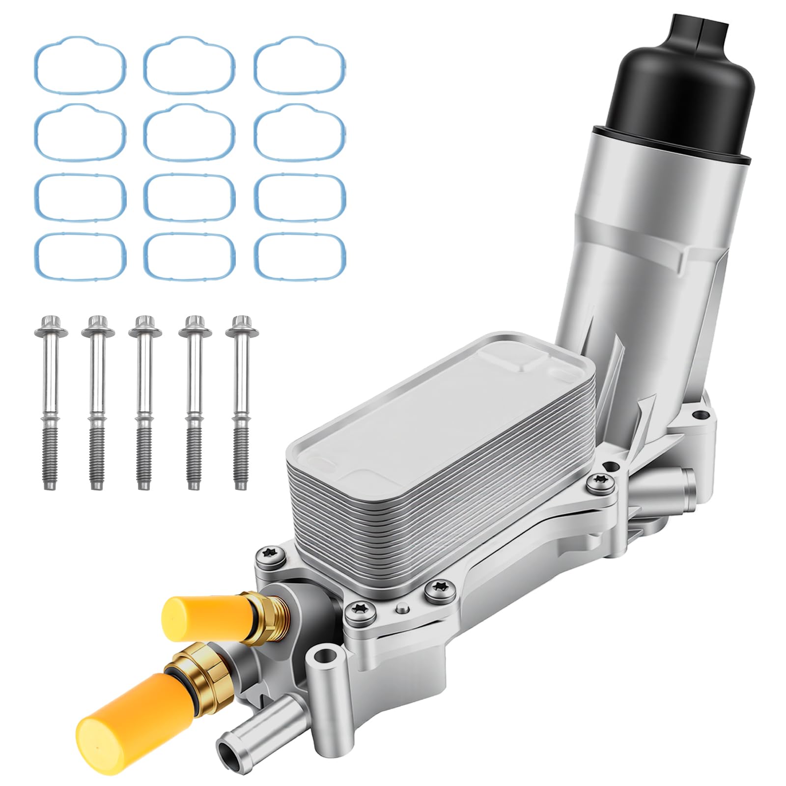 B.ZSSY Engine Oil Cooler Filter Housing Kit