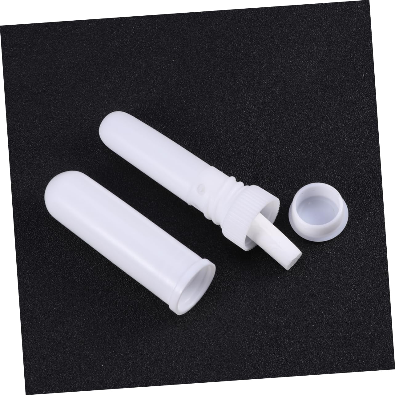 Gogogmee Tube Cotton Swab Set 12pcs Essential Oil Tubes 12pcs Cotton Swabs Odorless Reusable for Aromatherapy