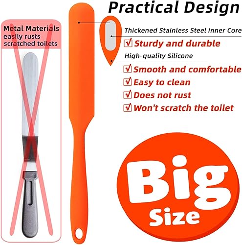 Miniatura 3 de Cuchillo Big Poop para regalo de broma, cuchillo cortador de excrementos de 12.42 pulgadas de largo, bromas de silicona, divertidos regalos de broma