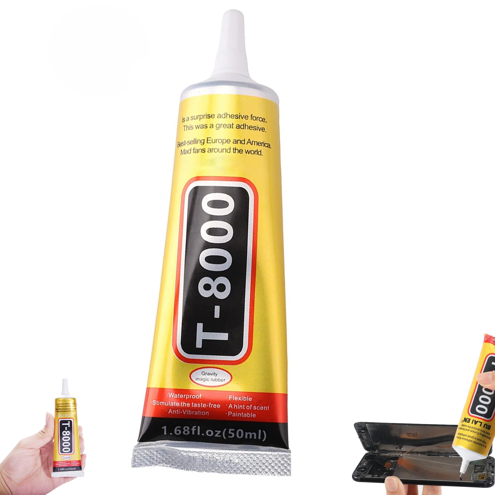 Amazon.co.jp: 超多用途接着剤【2025夏新改良型​-50ml】T8000 接着剤