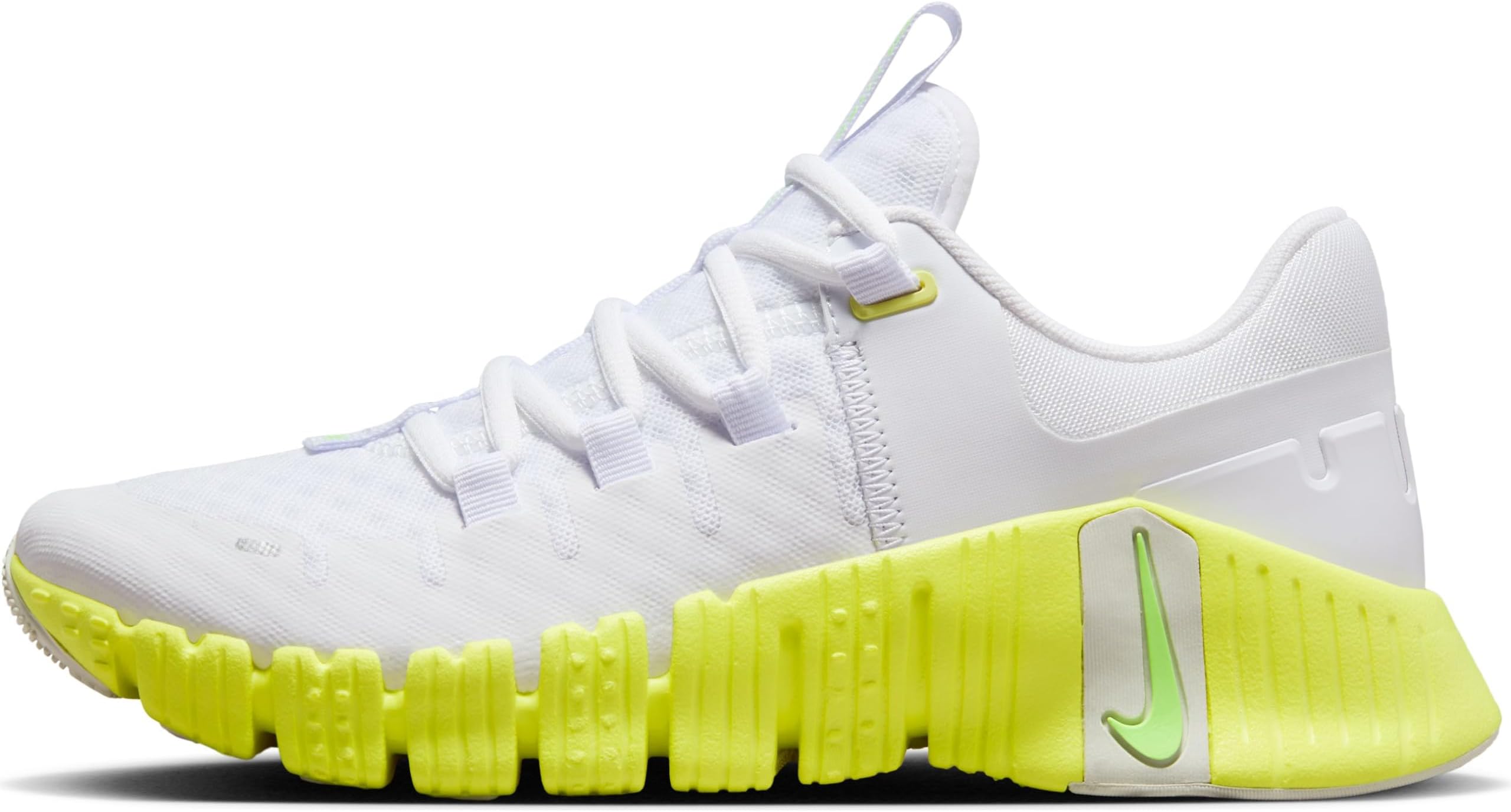 Lime green and white nikes Clearance