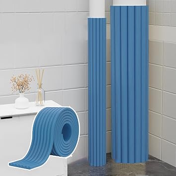 UrbanUp Pole Padding Plumbing/Garage Pole/Basketball Hoop Wrap Padding, Wrap Around Pole Pads to Protect Car/Adult/Pipe, Multiple Colors and Sizes Column WrapsBlue,1 pc