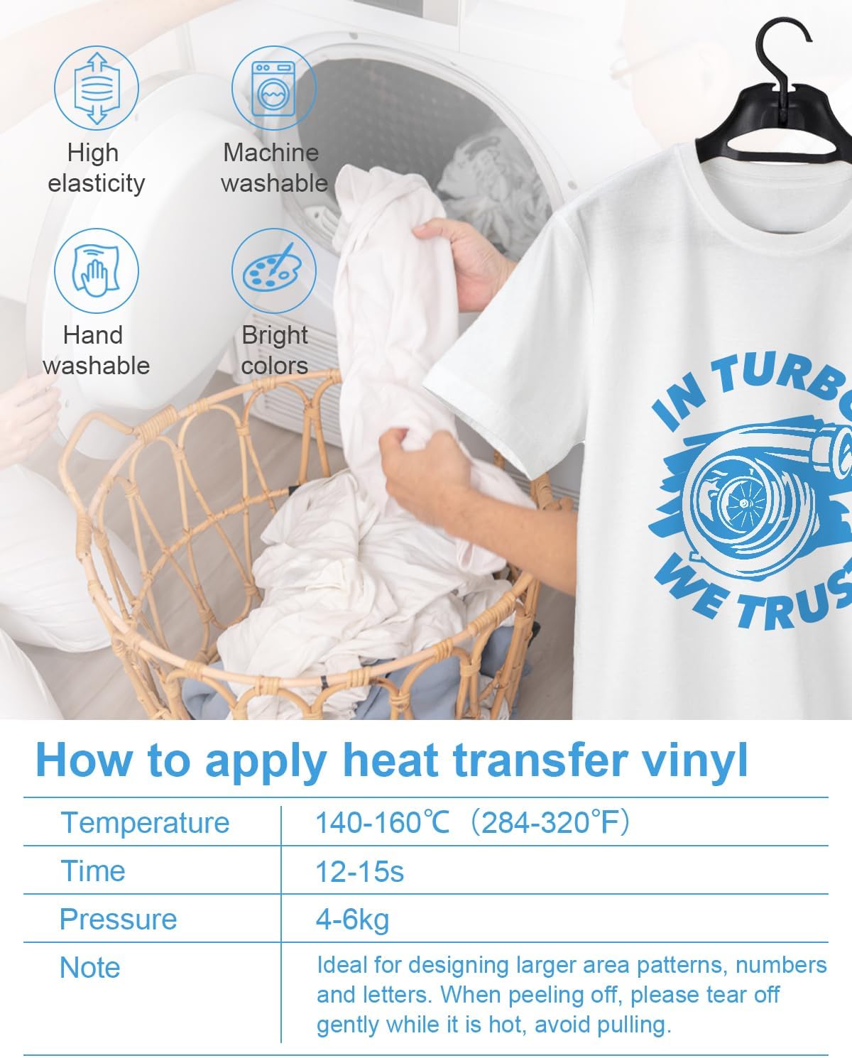 Premium Heat Transfer Vinyl & Iron On Vinyl - 63 Colors (Glitter/Matte) | Easy Weed, 12"x10" for T-Shirts | Compatible with Cricut, Silhouette