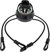 Sun Company SeaTurtl Kayak Compass - Full-Size Mountable Marine Compass with Adjustable Hood