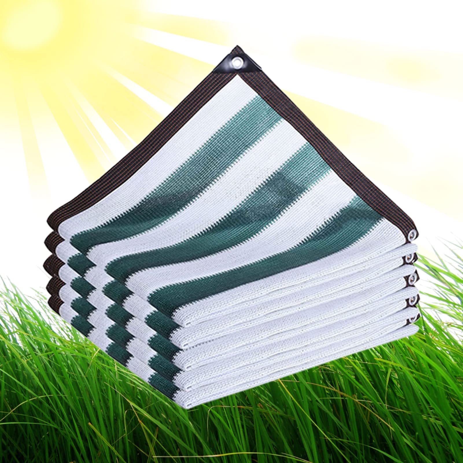 GLDYTVF 4x9m Sunblock Shade Cloth with Grommets 90% UV Protection for Plants Greenhouse Cover Sunshade Net for Garden Patio Lawn Outdoor Pergola