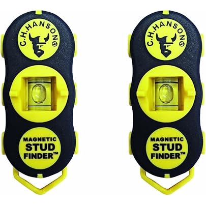 Biary Innovations Mst 1004 Magic Stud Finder Targets 4 Pack With Free Steel Ruler Stud Finders And Scanning Tools Amazon Com