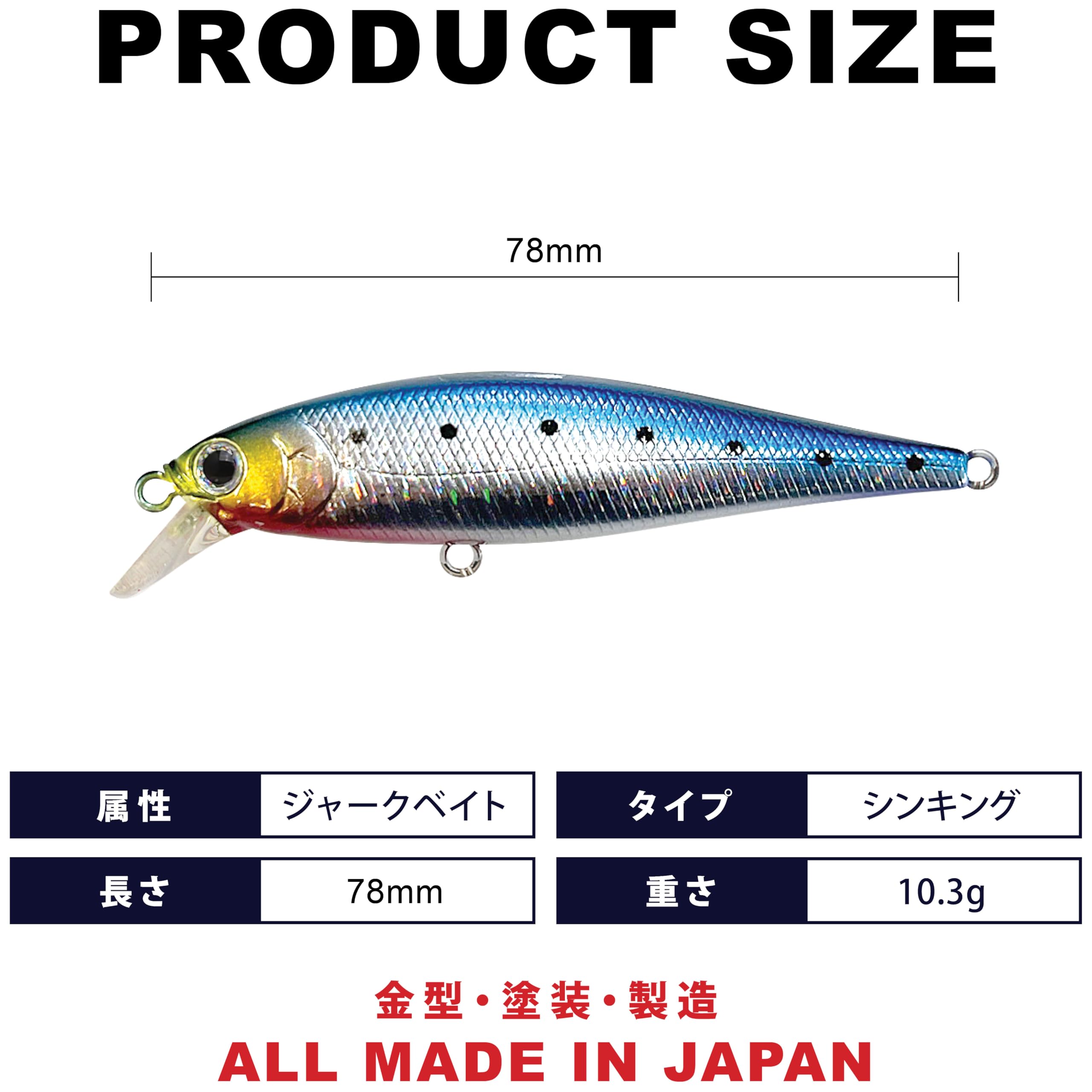 Amazon.co.jp: ラッキークラフト (LUCKY CRAFT) SW ビーフリーズ 78SB