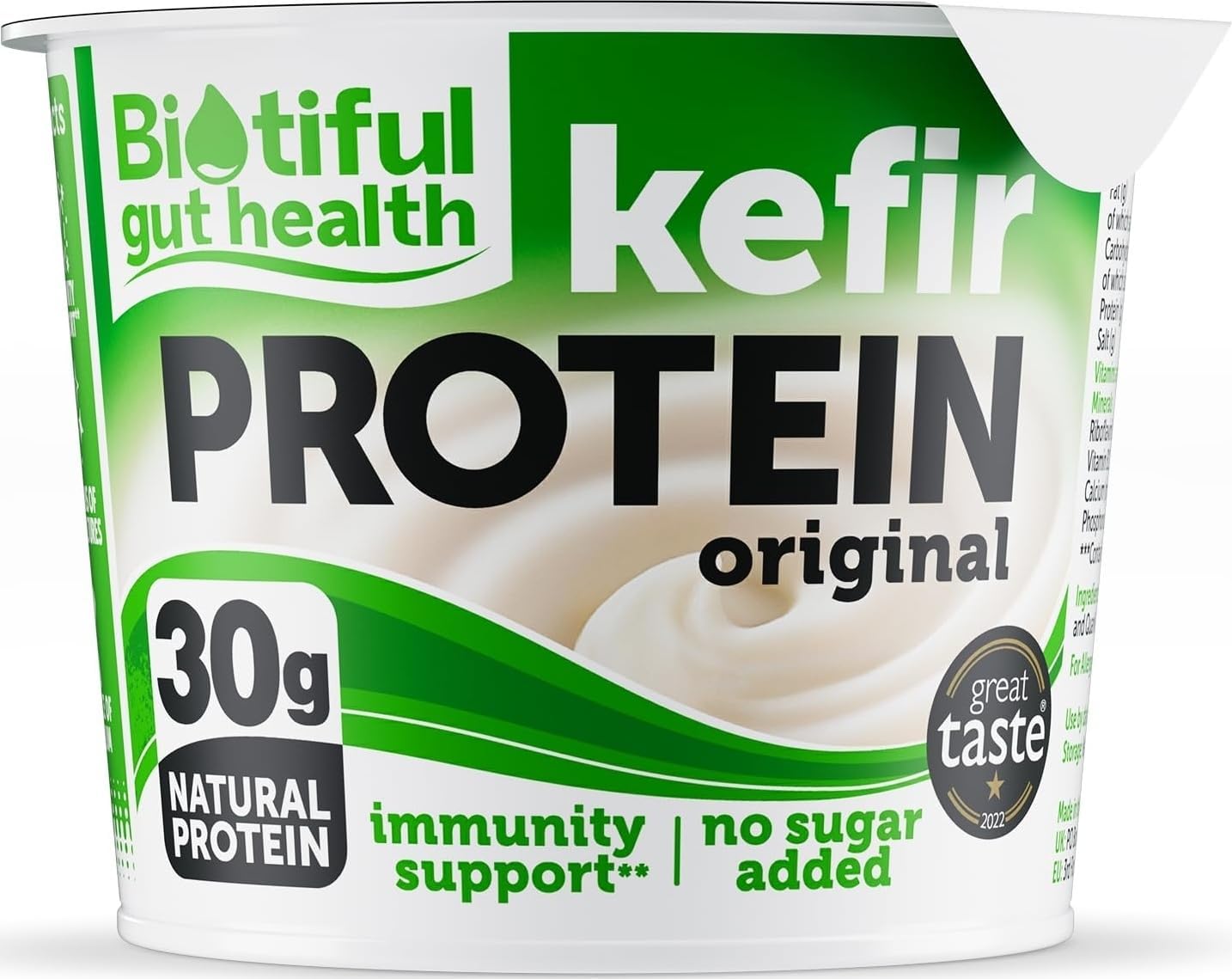 Biotiful Gut Health Kefir Protein Original Yoghurt, Immunity Support, 30g Protein, Source of Calcium and Vitamin B12, 250g