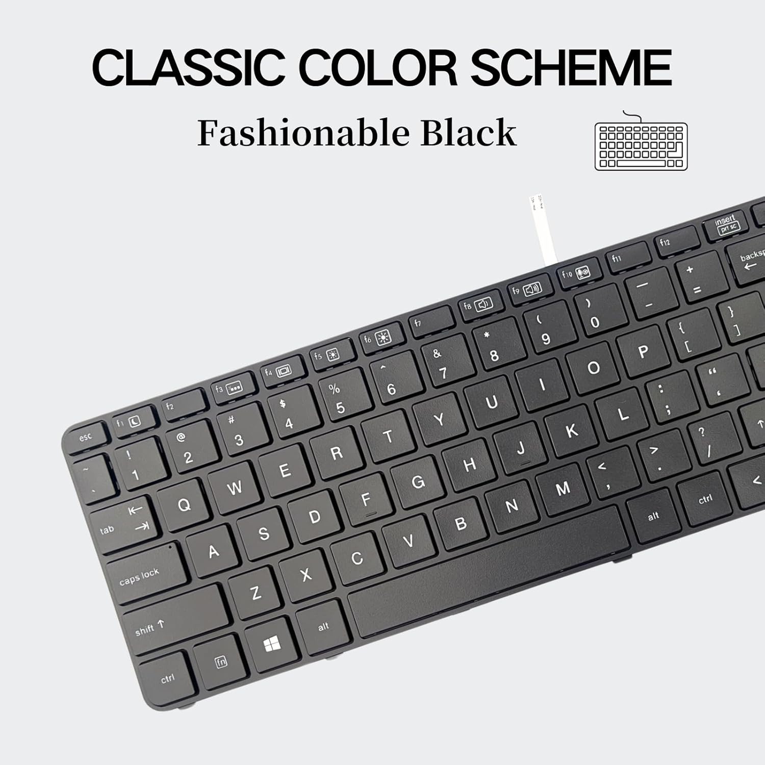 TLBTEK Backlight Keyboard Replacement Compatible with HP ProBook 450 G3 455 G3 470 G3 650 G2 655 G2 650 G3 655 G3 450 G4 455 G4 470 G4 Series Laptop 827028-031 827029-031 831021-211