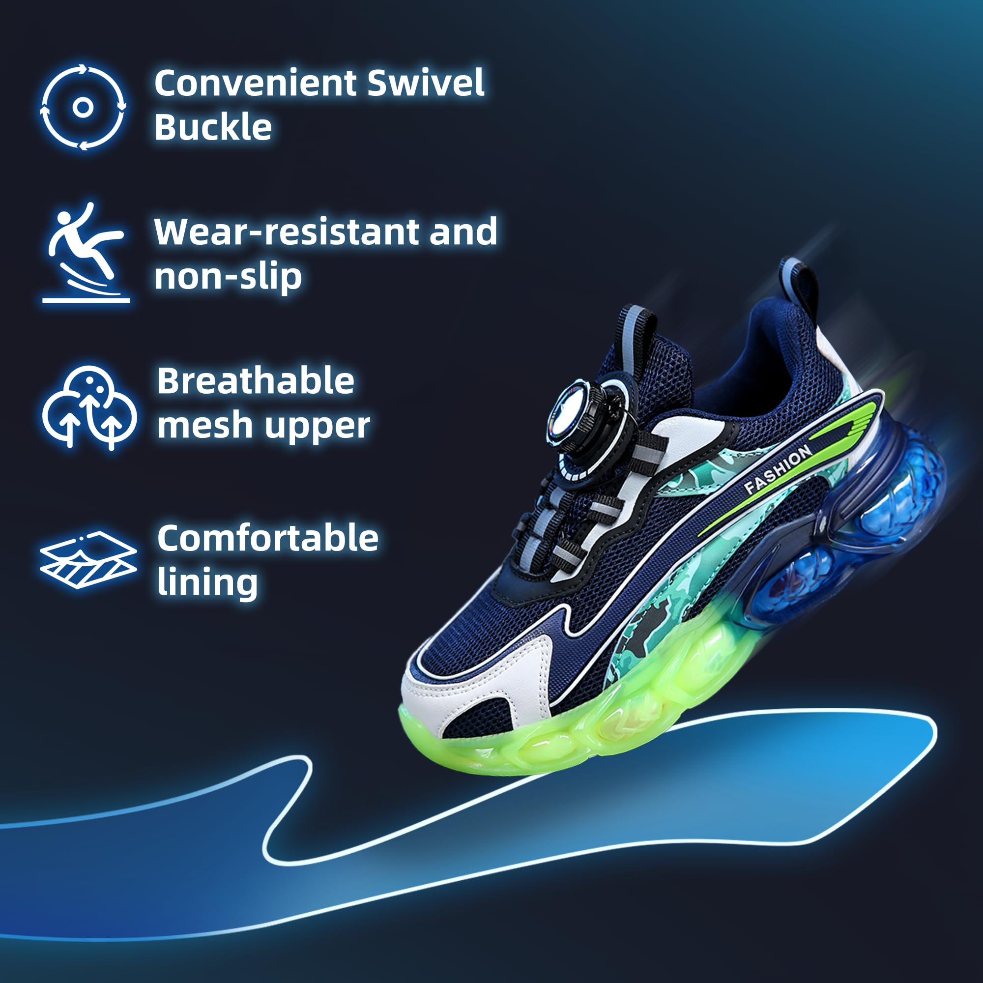 ITSOGOO Zapatillas de Deporte para Niños Zapatillas Niñas Zapatillas para Correr Running Atletismo Zapatillas Zapatos Deportivas Zapatillas de Gimnasia Tenis Trotar Runners Trainers Tamaño 28-37 EU